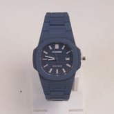 Mens Light Weight Watch With Fibre Material  Strap Blue
